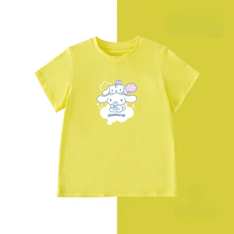 Cinnamoroll Short Sleeve Children's T-Shirt Ideal Short Sleeve Children's T-Shirt Aged 2-15 Years Cotton combed